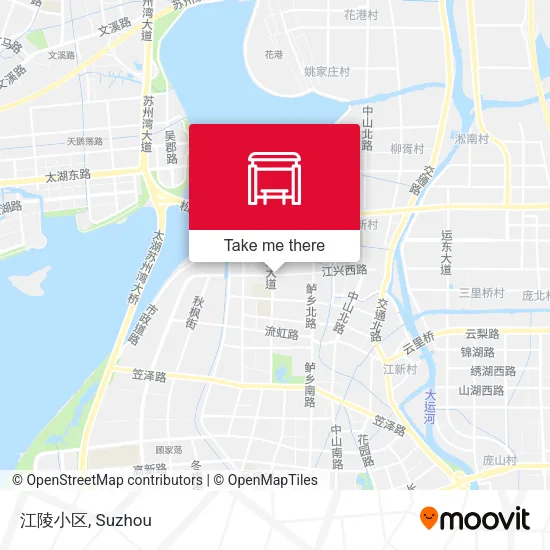 江陵小区 map