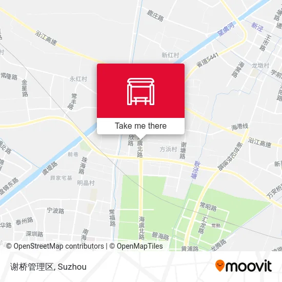 谢桥管理区 map