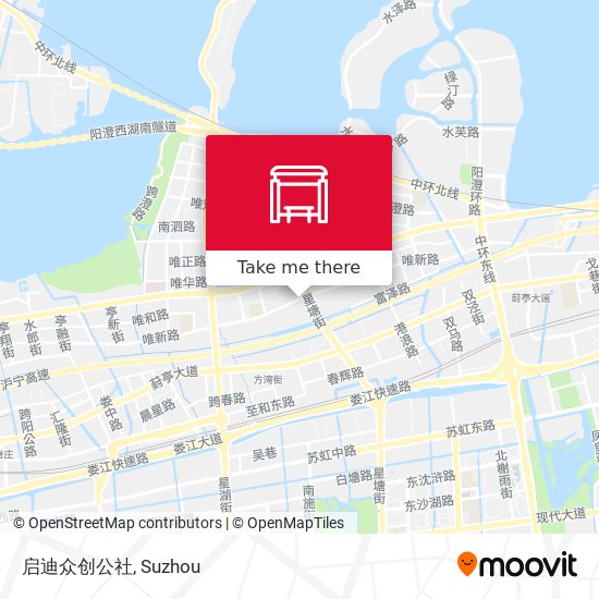启迪众创公社 map