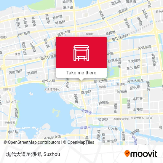 现代大道星湖街 map