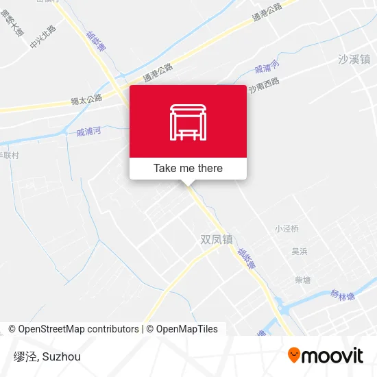 缪泾 map