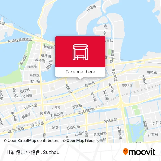 唯新路展业路西 map