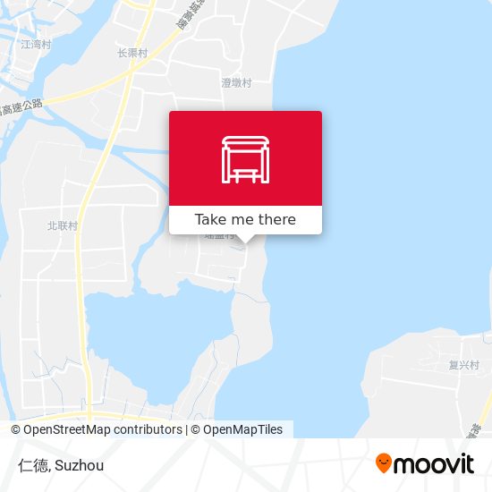 仁德 map