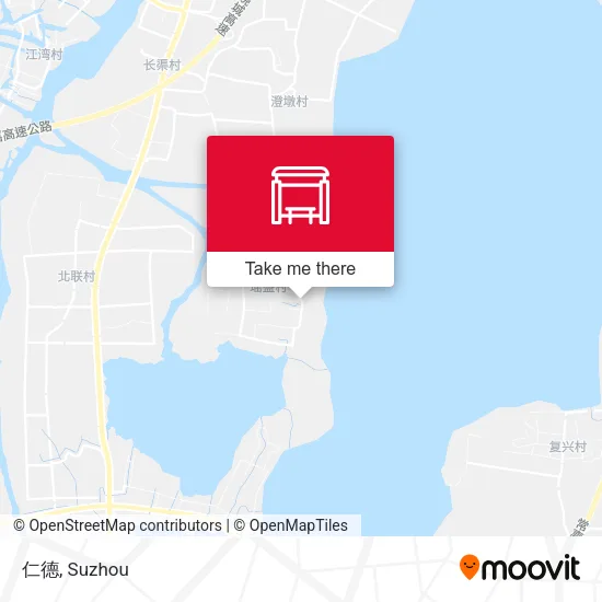 仁德 map
