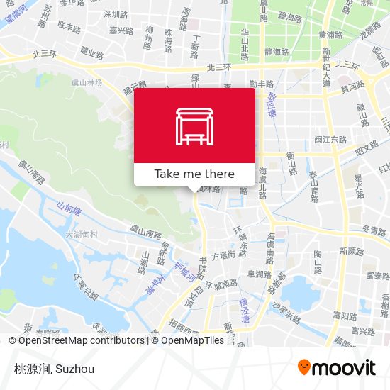 桃源涧 map