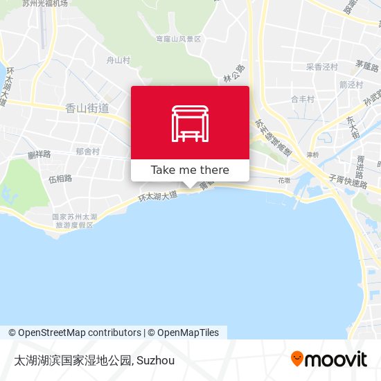 太湖湖滨国家湿地公园 map