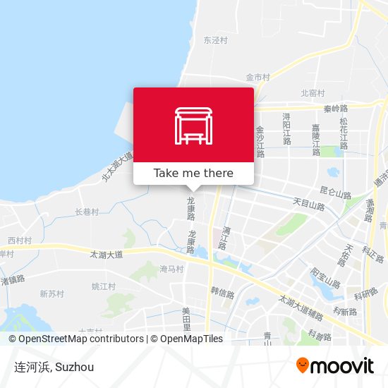 连河浜 map