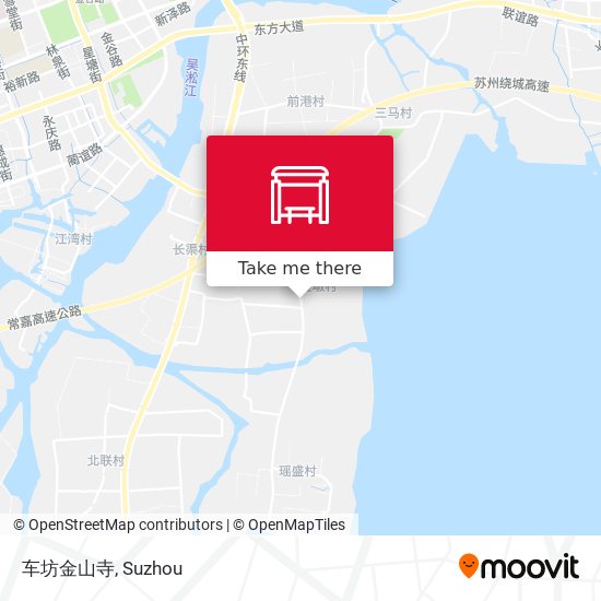 车坊金山寺 map