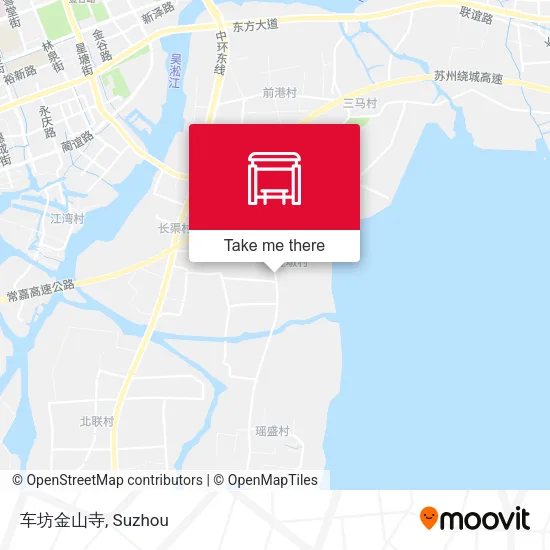车坊金山寺 map