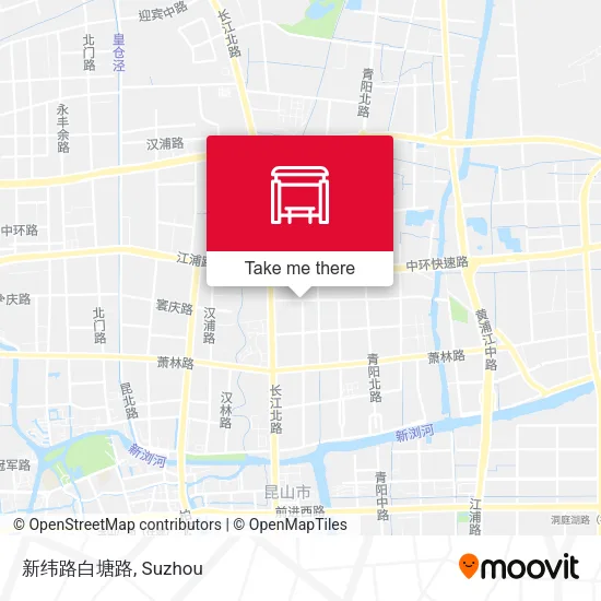 新纬路白塘路 map