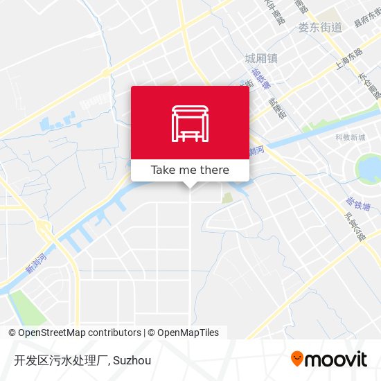 开发区污水处理厂 map