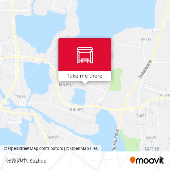 张家港中 map