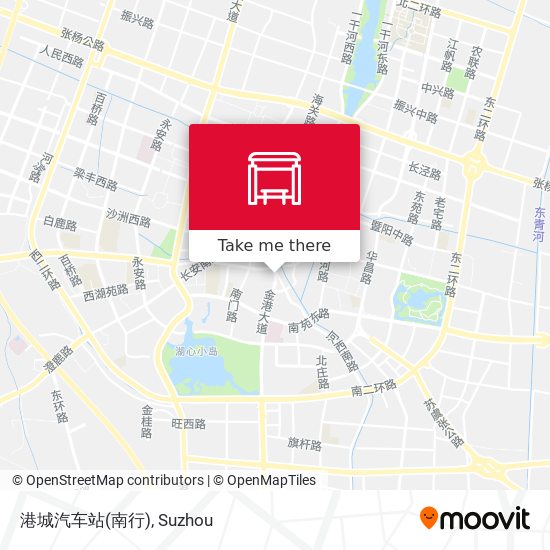 港城汽车站(南行) map