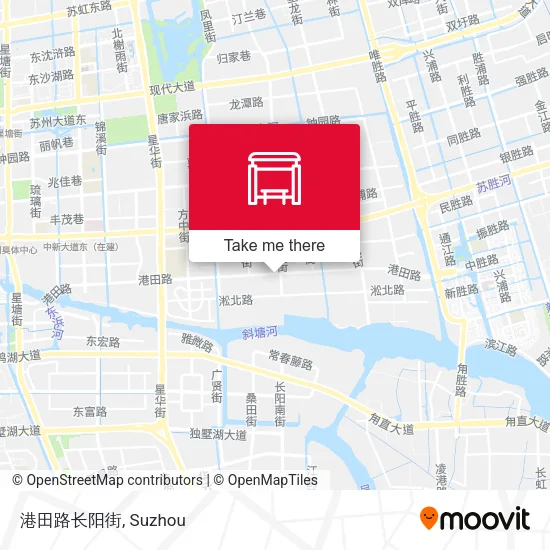 港田路长阳街 map