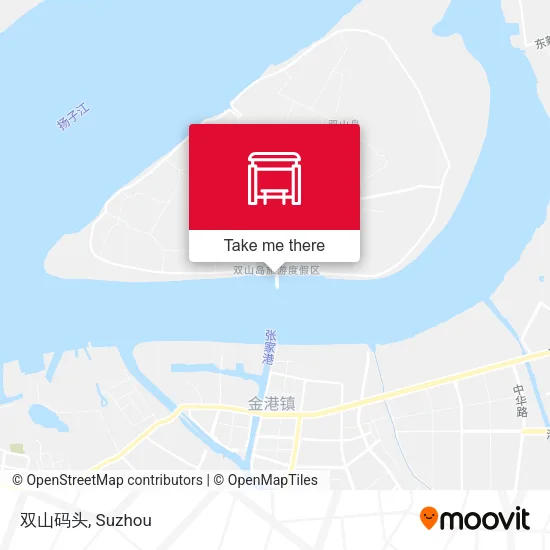 双山码头 map