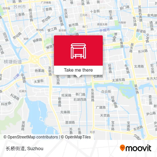 长桥街道 map