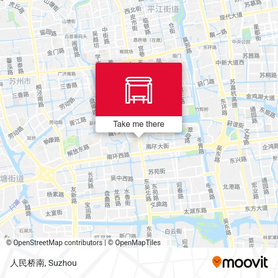 人民桥南 map