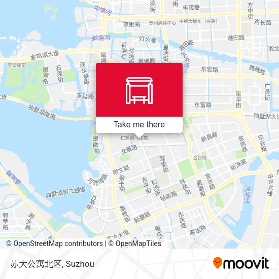 苏大公寓北区 map