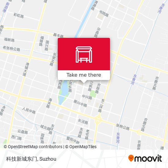 科技新城东门 map