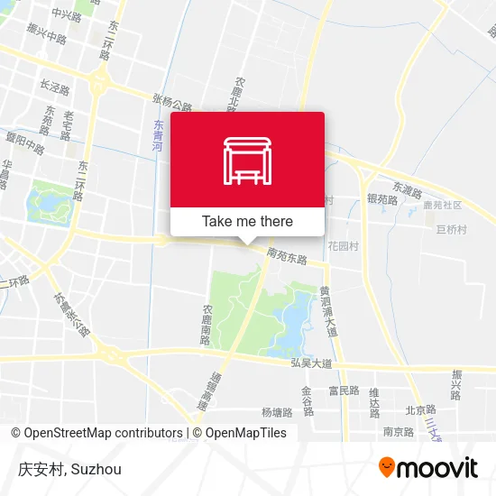 庆安村 map