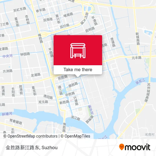 金胜路新江路东 map