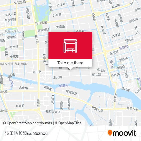港田路长阳街 map