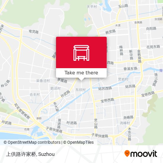 上供路许家桥 map