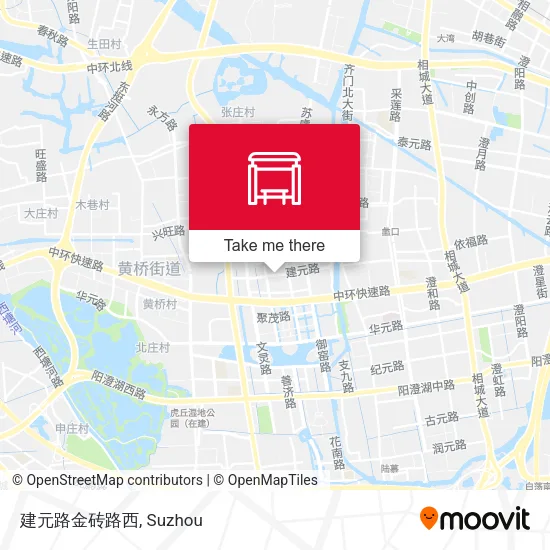 建元路金砖路西 map