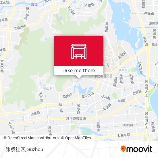张桥社区 map