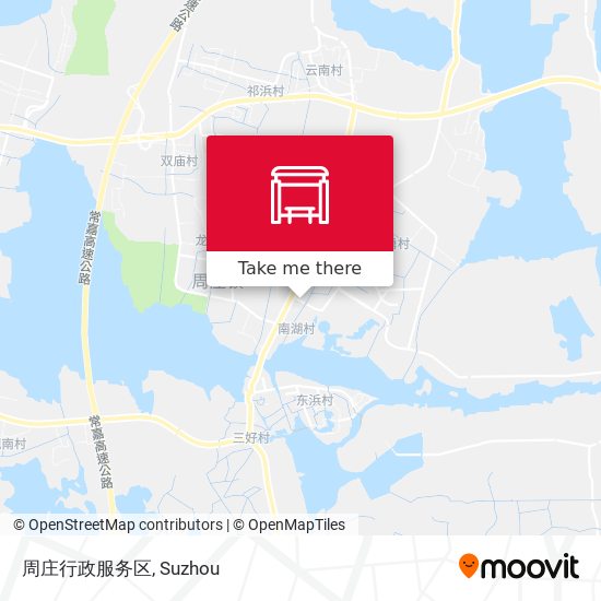周庄行政服务区 map