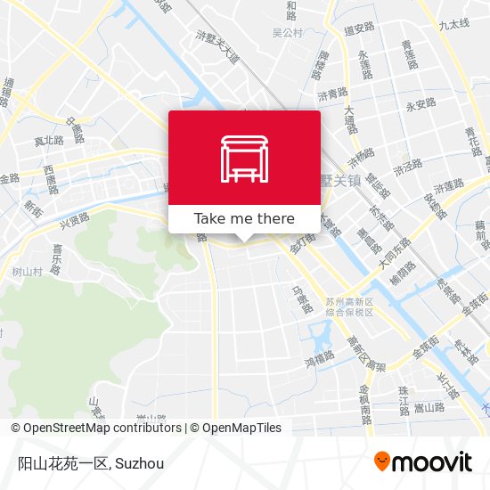 阳山花苑一区 map
