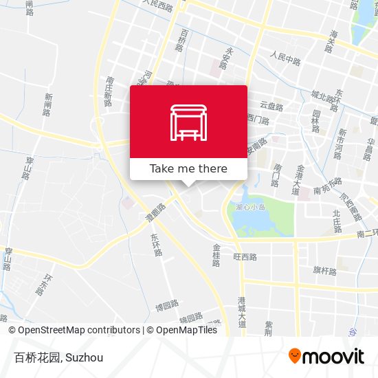 百桥花园 map