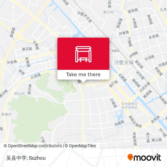 吴县中学 map
