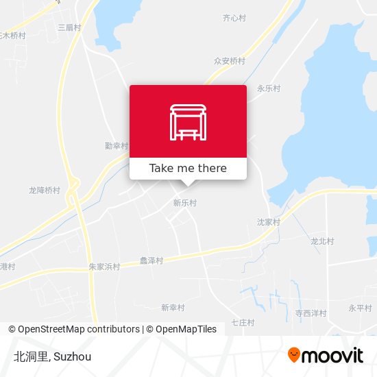 北洞里 map