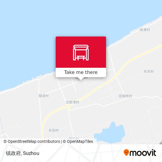 镇政府 map