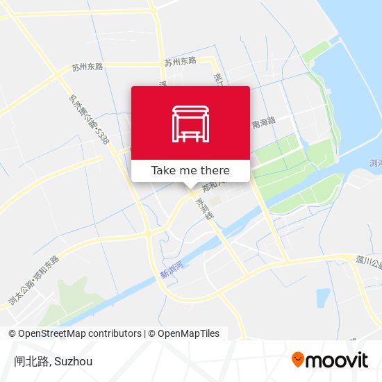 闸北路 map