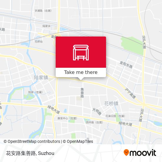 花安路集善路 map