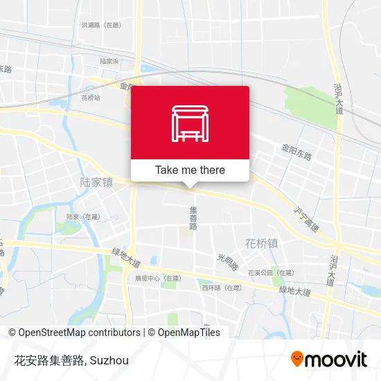花安路集善路 map