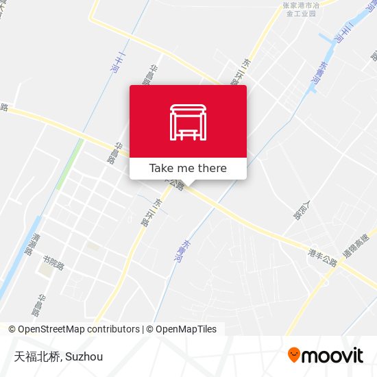 天福北桥 map