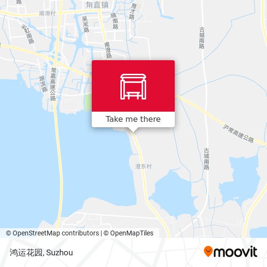 鸿运花园 map