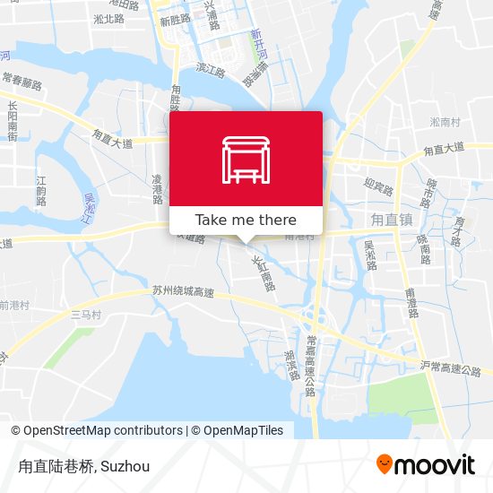 甪直陆巷桥 map
