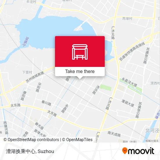 漕湖换乘中心 map