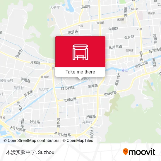 木渎实验中学 map