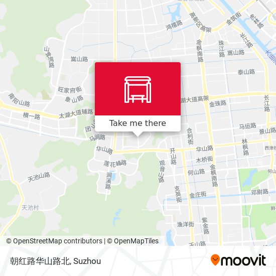 朝红路华山路北 map
