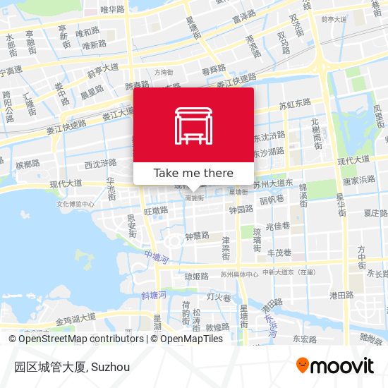 园区城管大厦 map