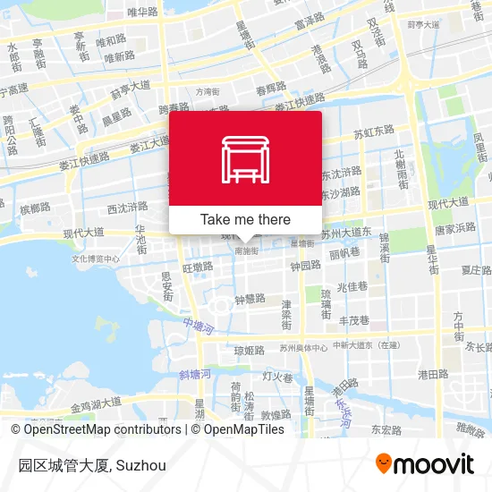 园区城管大厦 map