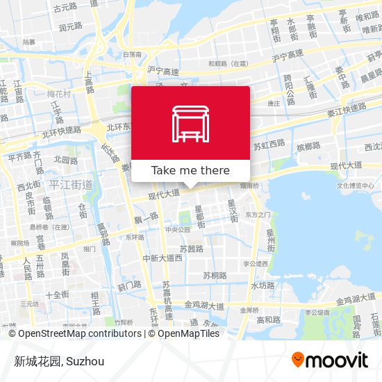 新城花园 map