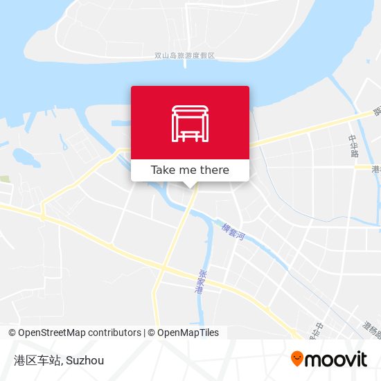 港区车站 map