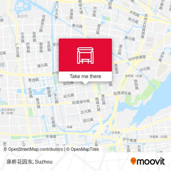 康桥花园东 map