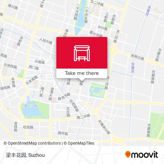 梁丰花园 map